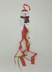 Новорічна декоративна підвіска, "Сніговик" 72см.