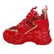 Кросівки жіночі Platform Sneakers, Червоний, 37