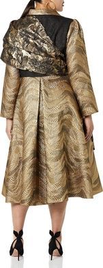 Женское жаккардовое пальто Making the Cut, Золотой, XL