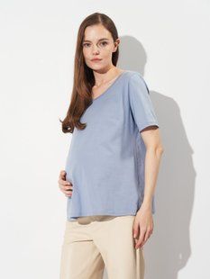 Футболка для беременных H&M M Светло-синий 9581263wer_Светло-синий, Світло-синій, M
