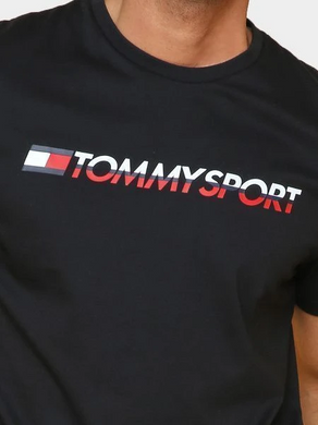 Футболка мужская Tommy Sport, Черный, L