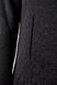 Пальто женское Desigual с принтом на спине круг черное, Черный, 38