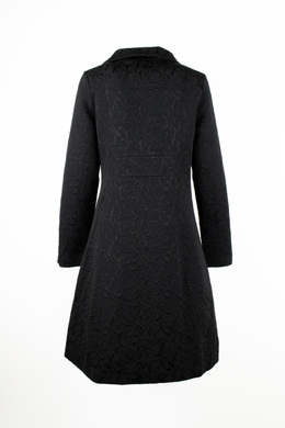 Пальто женское Desigual с принтом базовое черное, Черный, 42