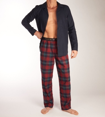 Піжама в клітинку Tommy Hilfiger чоловіча зі 100% бавовни, Мультиколор, XL