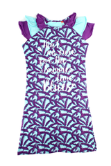 Платье подростковое TOM-DU 070821-001728, Бирюзовый; Фиолетовый, 176-182