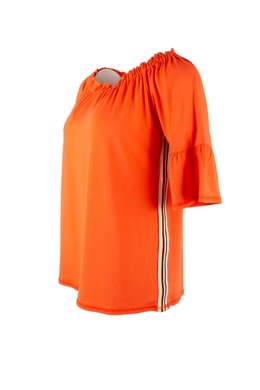 Жіноча футболка оранжева CECIL AYTIM 3110795, Помаранчевий, 38