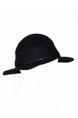 Шляпа чорна з полями Scotch&Soda Rendez Vous, Чорний, One size