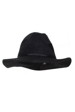 Шляпа чорна з полями Scotch&Soda Rendez Vous, Чорний, One size