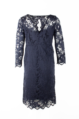 Платье кружевное H&M черное для беременных, Синий, M