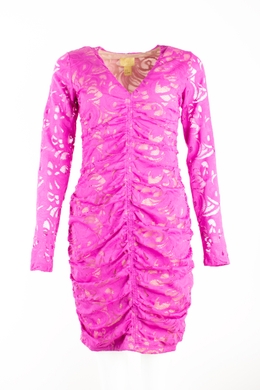 Платье кружевное H&M розовое, Розовый, 38