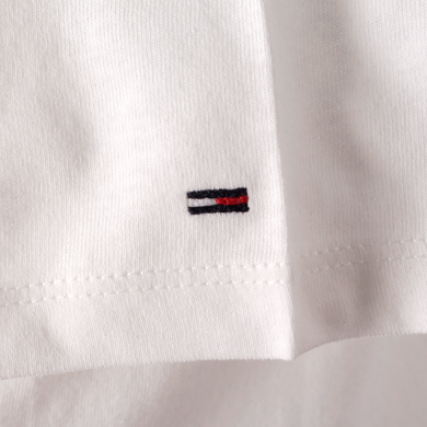 Футболка белая Tommy Hilfiger DW0DW05271 114, Белый, 2XS