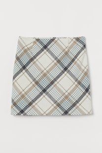 Юбка шерсть бленд H&M 34 Молочный 8954872wer_Молочный, Молочный, 34