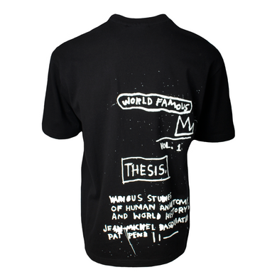 Футболка чоловіча H&M у колаборації з Jean-Michel Basquiat, Чорний, L