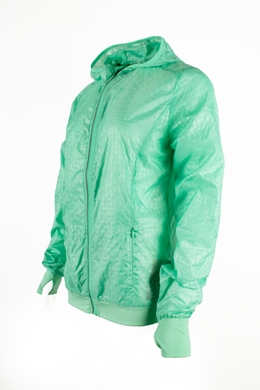 Легкая беговая куртка женская CRIVIT зеленая IAN 292388, Зелёный, M
