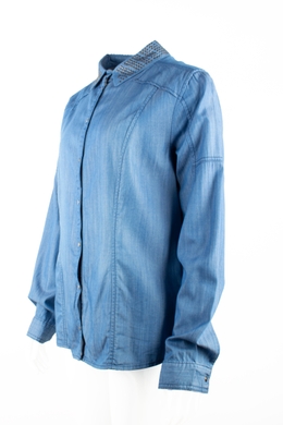 Сорочка жіноча джинсова синя JBC 064346, Синій, 46