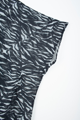 Накидка асиметричная пляжная Calvin Klein K9WC051098 PZ1, Черный, S