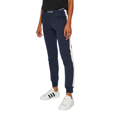 Штаны спортивные синие с розовыми лампасами Calvin Klein Pantalone Mari, Синий, L