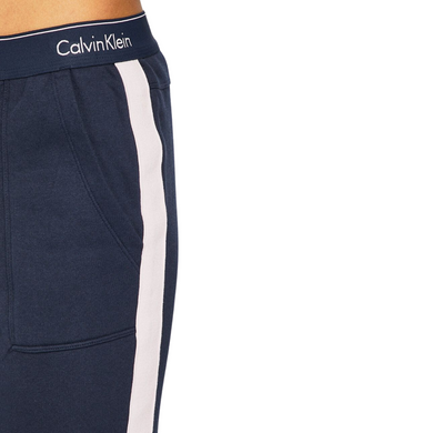 Штаны спортивные синие с розовыми лампасами Calvin Klein Pantalone Mari, Синий, XS