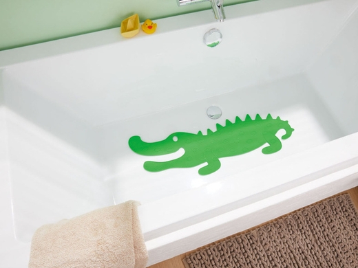 Детский коврик в ванную Бегемот Livarno home, Зелёный