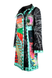 Пальто жіноче Desigual з кольоровими вставками та епоксидними гудзиками., Мультиколор, 36