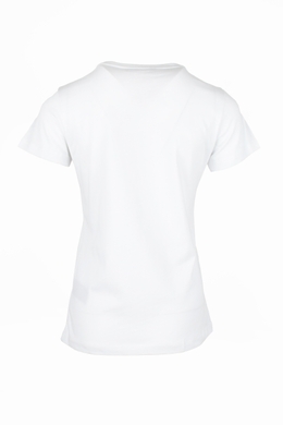 Жіноча футболка Miss Brand Mb-028 біла, Білий, L