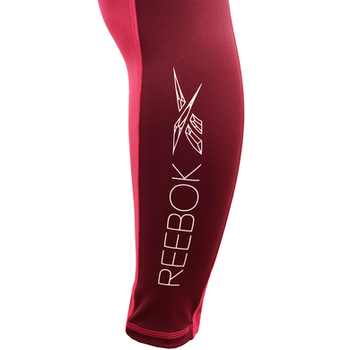 Спортивні легінси Reebok, Бордовий, S