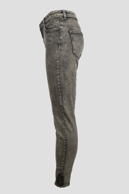 Джинсы женские High Waist Super Skinny Jeans, Серый, 38