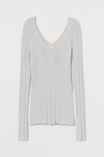 Светр H&M Світло-сірий, Світло-сірий, L