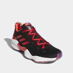 Кроссовки Adidas PRO Bounce 2018 красно-черные, Черный, 42