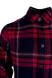 Рубашка мужская 9th Avenue в клеточку вишневая с синим, XXL