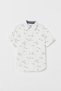 Сорочка з к/р H&M 116 см Білий 8142131kwer_Білий, Білий, 116 см