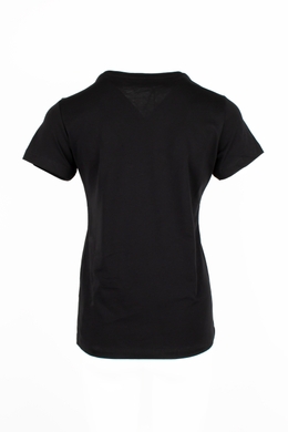 Жіноча футболка Miss Brand Mb-016 чорна, Чорний, L