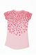 Платье на девочку TOM-DU розовая с принтом попугаи, Розовый, 152-158