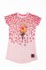 Платье на девочку TOM-DU розовая с принтом попугаи, Розовый, 80-86