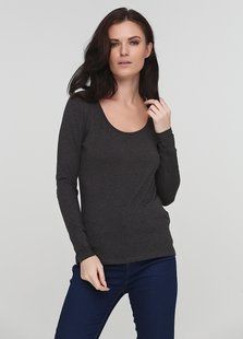 Чоловічий лонгслів H&M S темно-сірий меланж 8249952dm_темно-сірий меланж, темно-сірий меланж, S