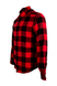 Рубашка мужская 9th Avenue в клеточку черная с красным, Красный, XL