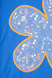 Футболка на девочку TOM-DU с цветком, Синий, 176-182