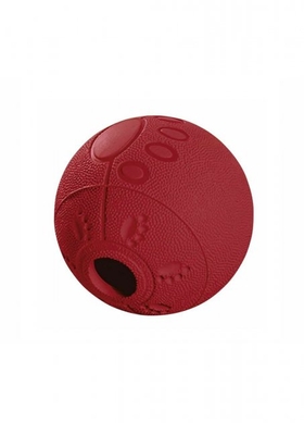 М'яч-іграшка для ласощів для собак та котів Zoofari, Червоний