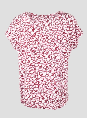 Женская футболка вишневая Street One 001387, Вишневый, 38