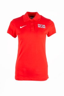 Футболка женская NIKE POLO 652585, Красный, XS